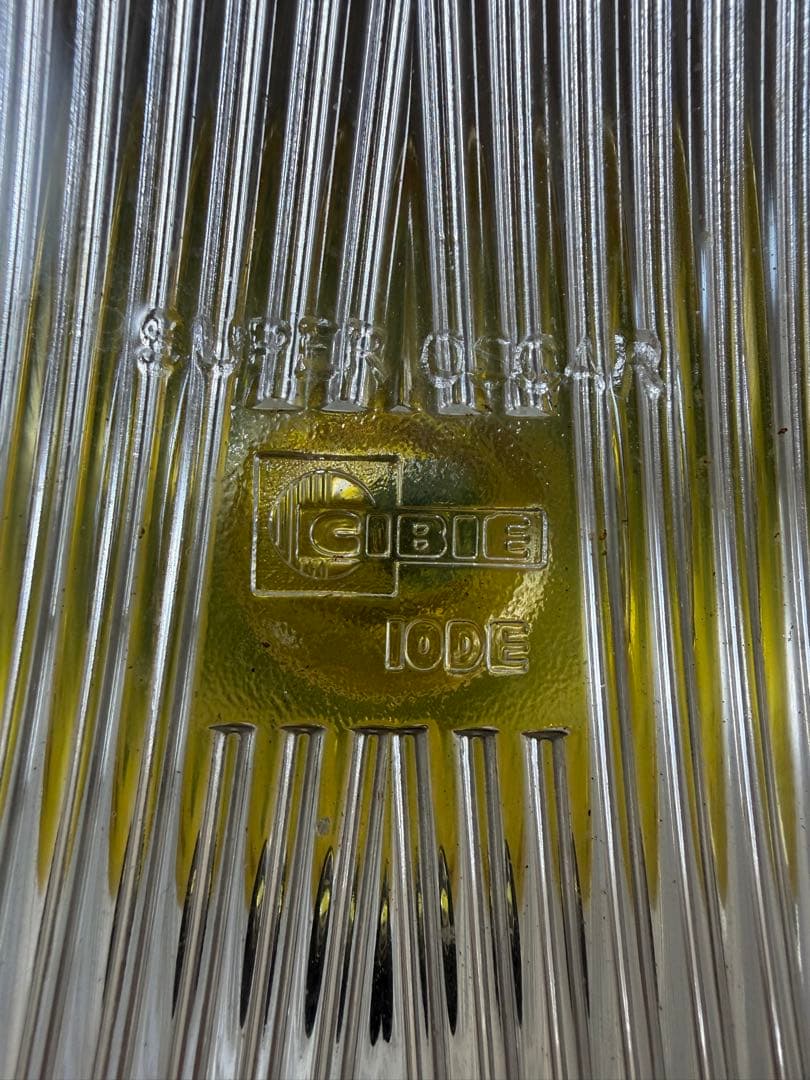 美品　希少当時物180πシビエ凹レンズ付ヘッドライト/マーシャルCIBIE