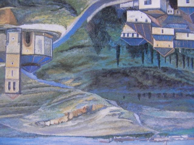 西嶋俊親、【丘陵聲（SEGOVIA)】、希少な額装用画集より