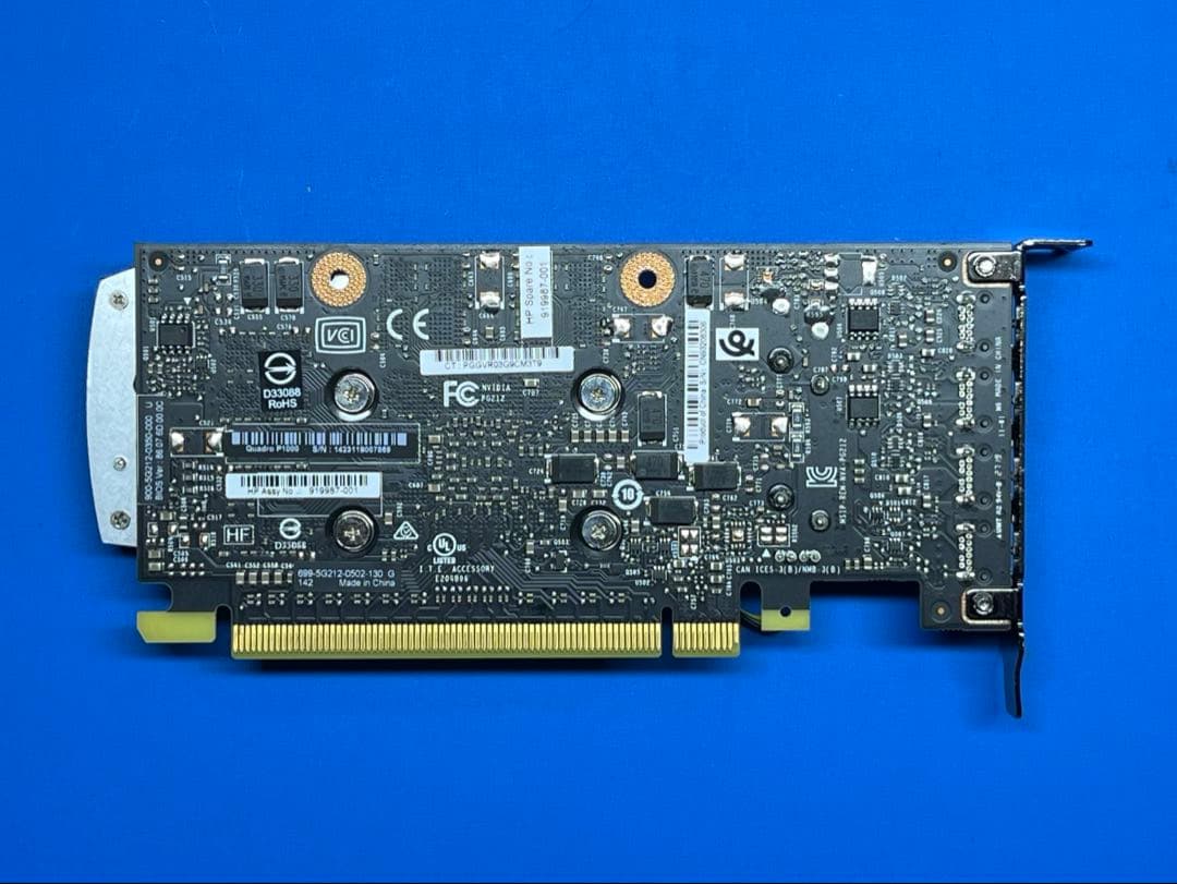 【完動品】 NVIDIA Quadro P1000