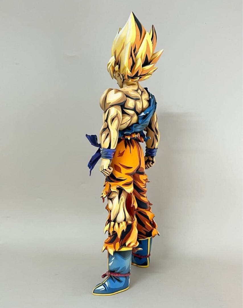 ドラゴンボールフィギュア　SMSP孫悟空　スーパーサイヤ人　二次元彩色リペイント