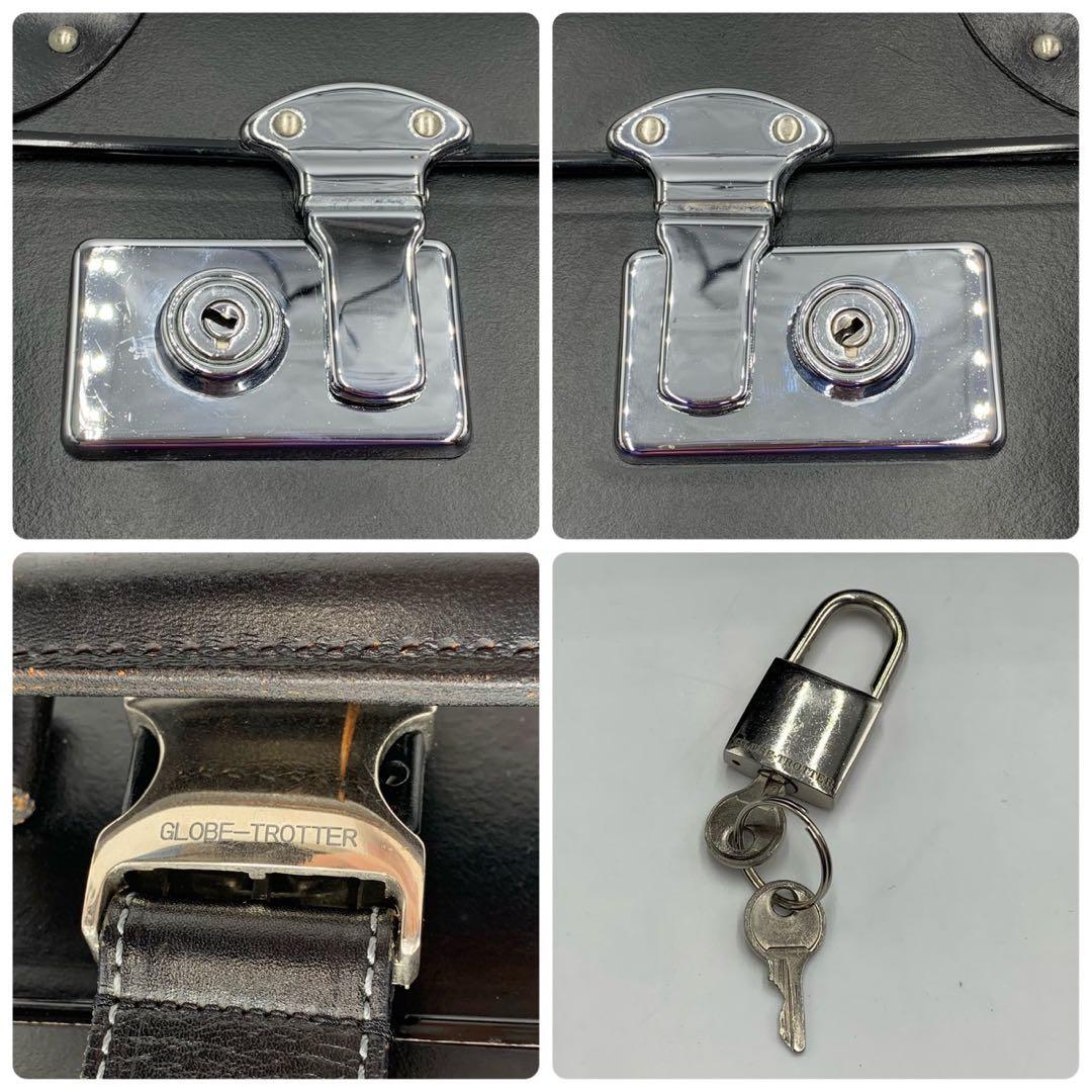 ［美品］グローブトロッター　オリジナル　キャリーケース　ベルト付　機内持ち込み可
