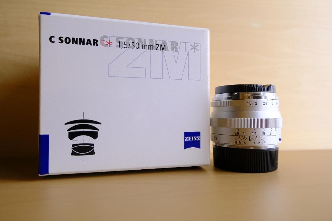 Carl Zeiss C sonnar T* 1.5/50 ZM 貴重シルバー