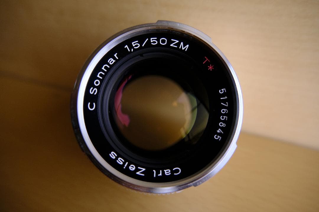 Carl Zeiss C sonnar T* 1.5/50 ZM 貴重シルバー