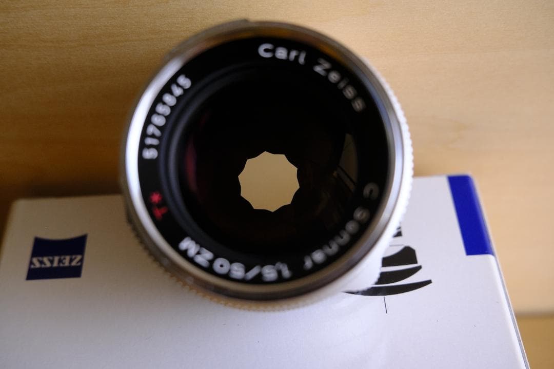 Carl Zeiss C sonnar T* 1.5/50 ZM 貴重シルバー