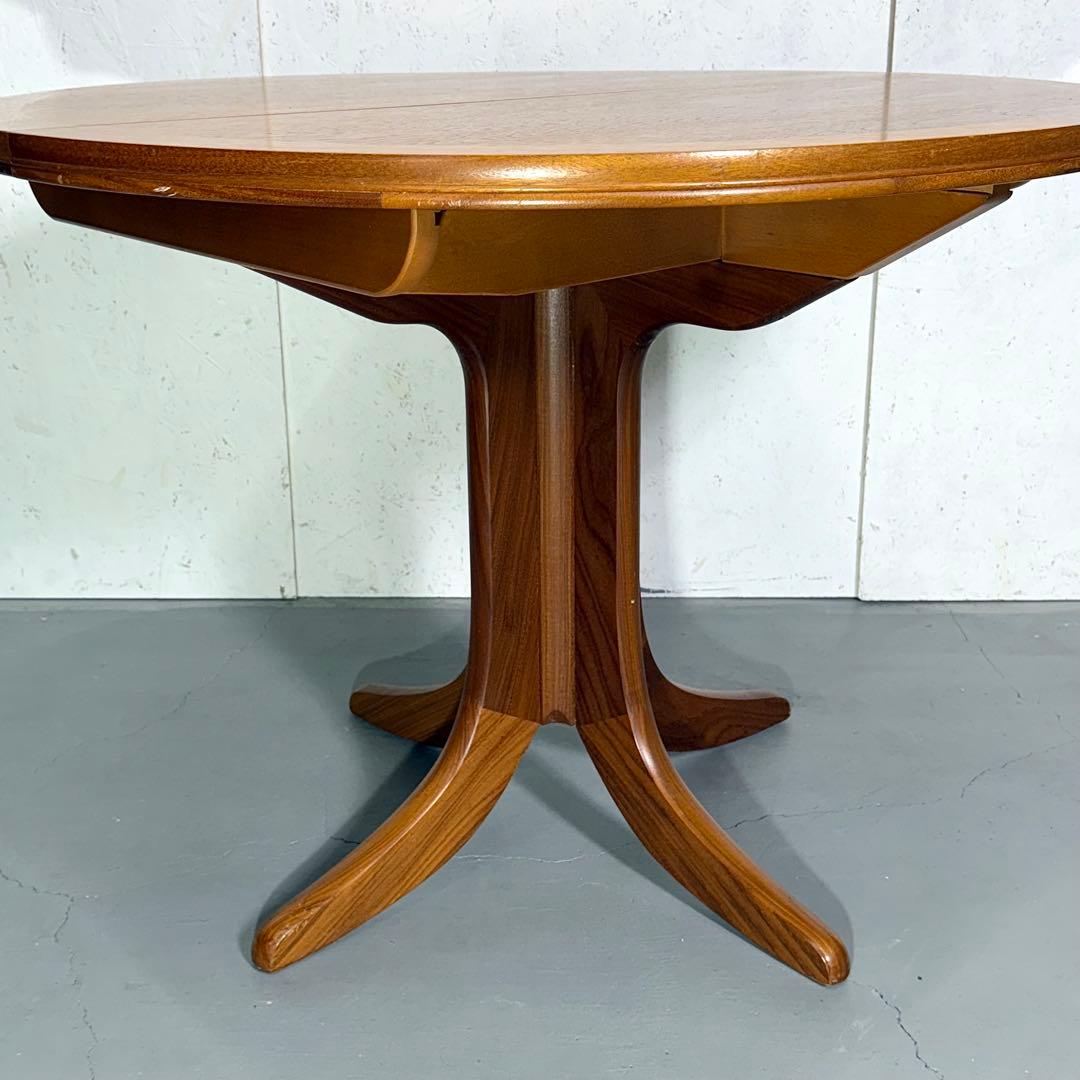 【キヨ】Parker Knoll ラウンドエクステンションテーブル