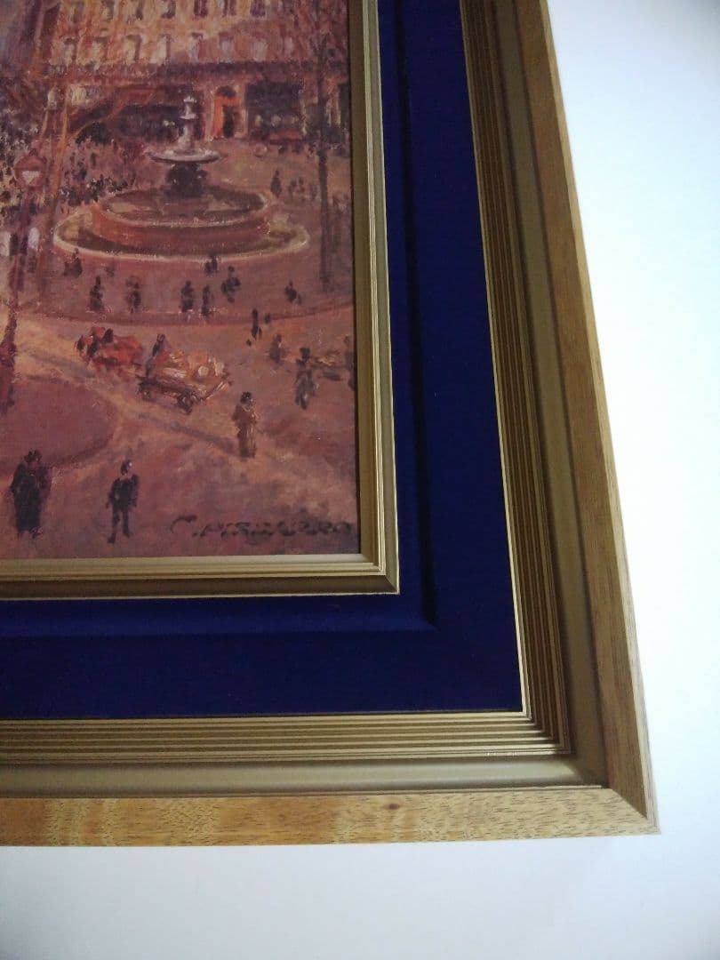 ピッサロ パリ・オペラ座通り F8 印刷絵画