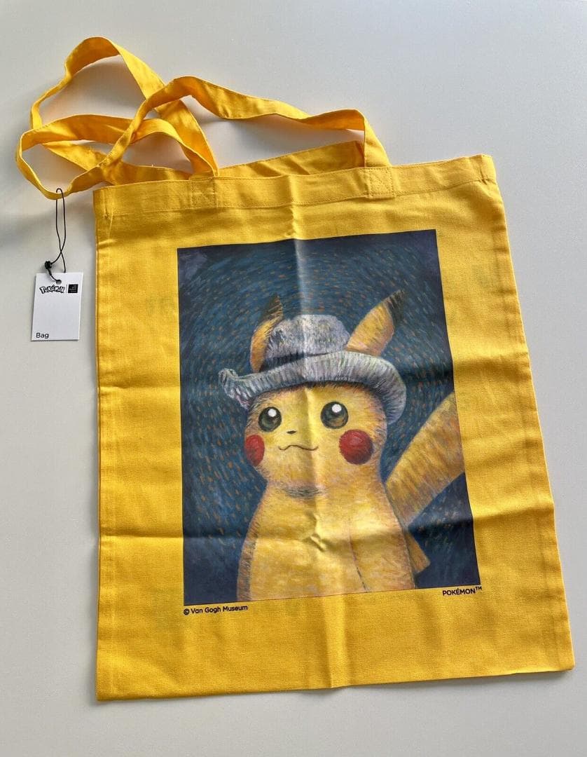 ゴッホ美術館限定　ゴッホピカチュウ　トートバッグ