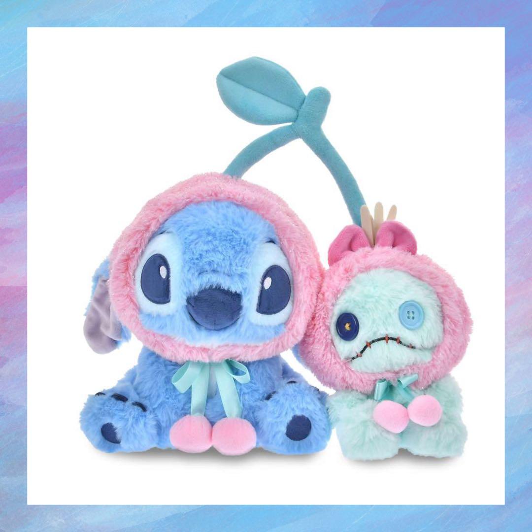 ディズニー スティッチ＆スクランプ ぬいぐるみ GLOSSY FRUITS