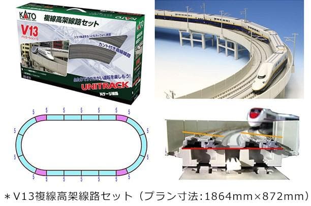 KATO 20-872 V13 複線高架線路基本セット