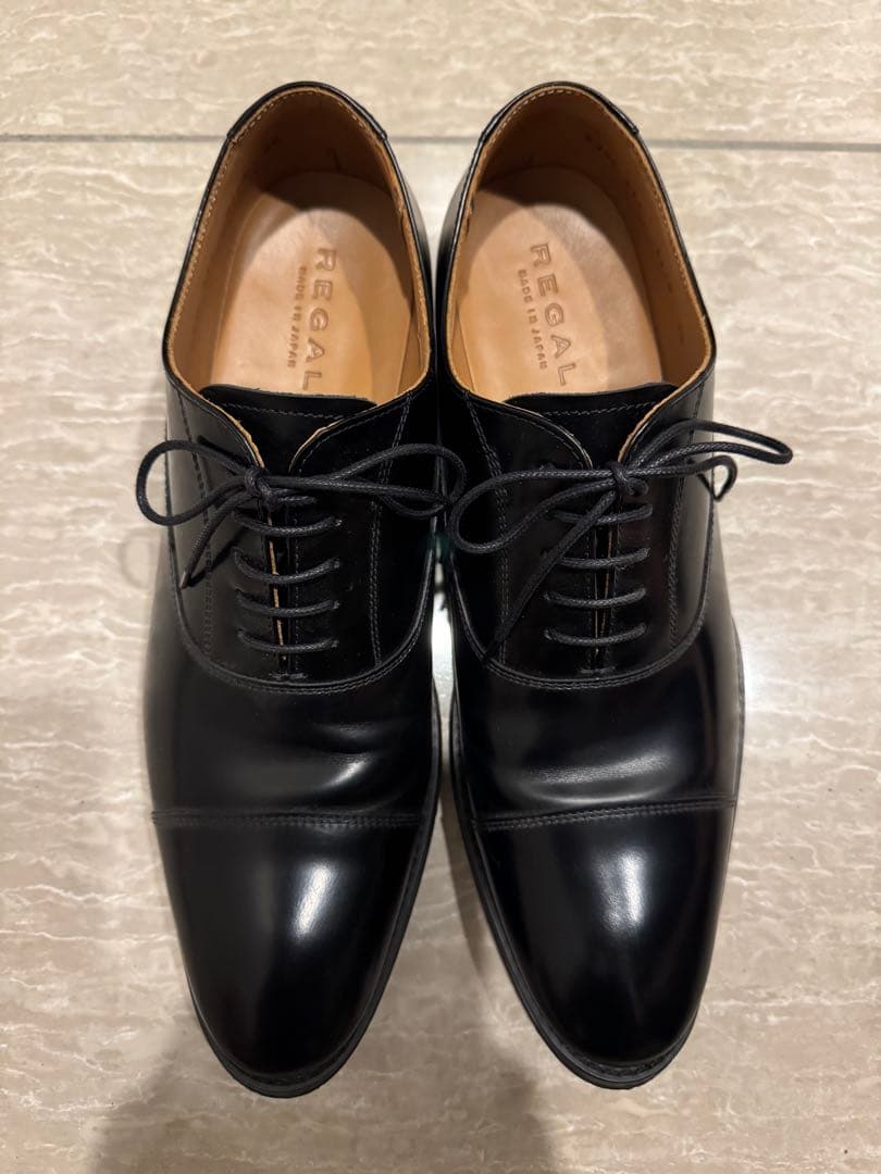 REGAL ブラック ビジネス フォーマル 内羽根 26cm