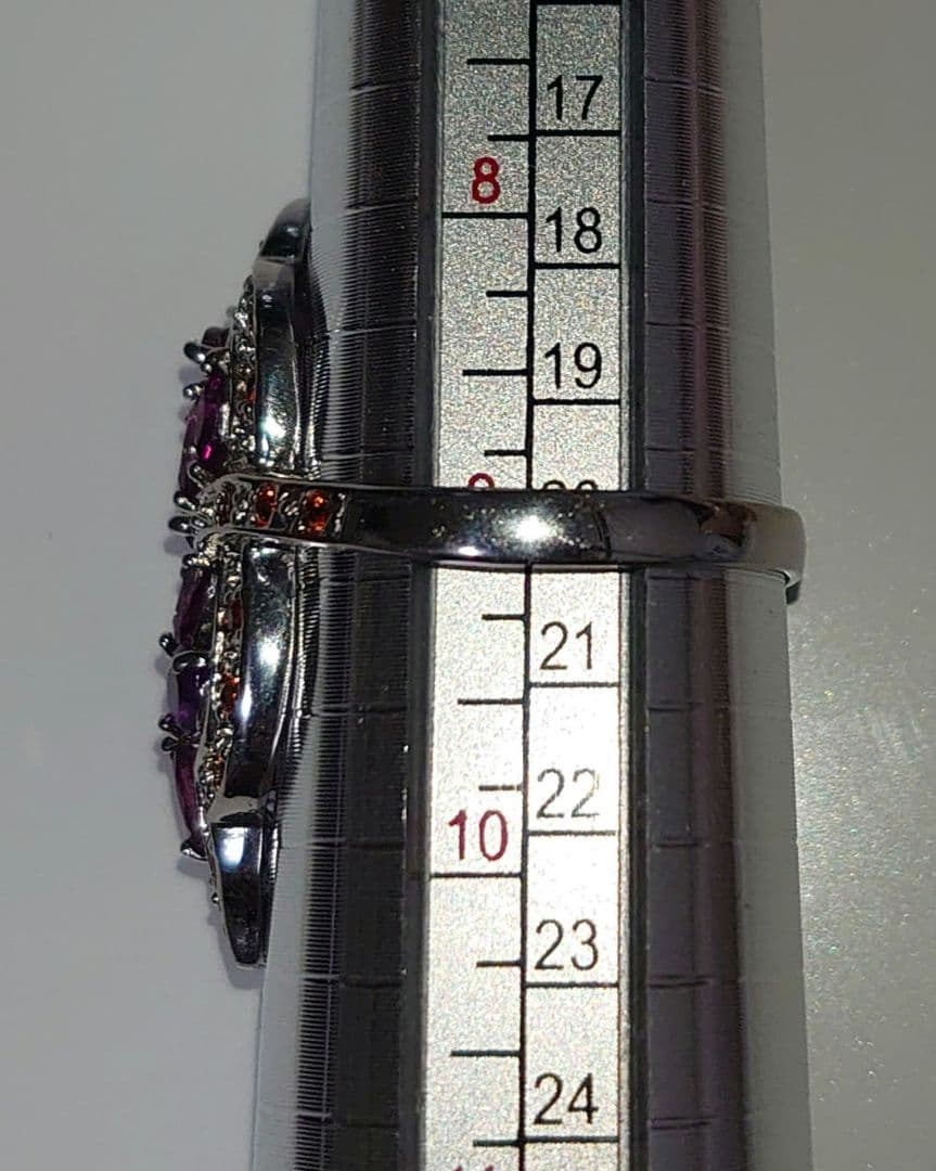 じ*ん様 天然アメジスト&サファイア&ガーネット5.00ct Silver925