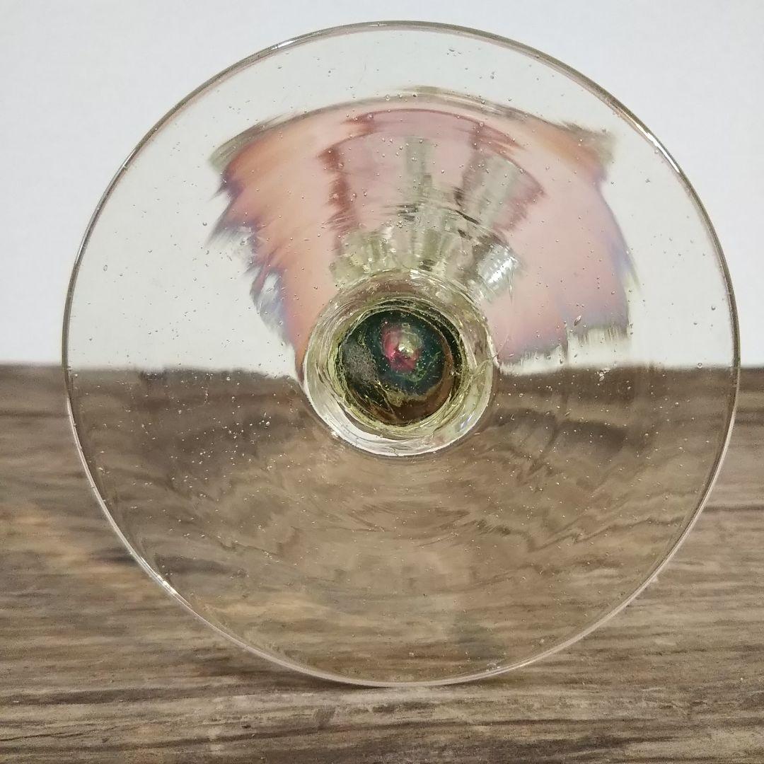 ガラス 西洋アンティークバセロン花器