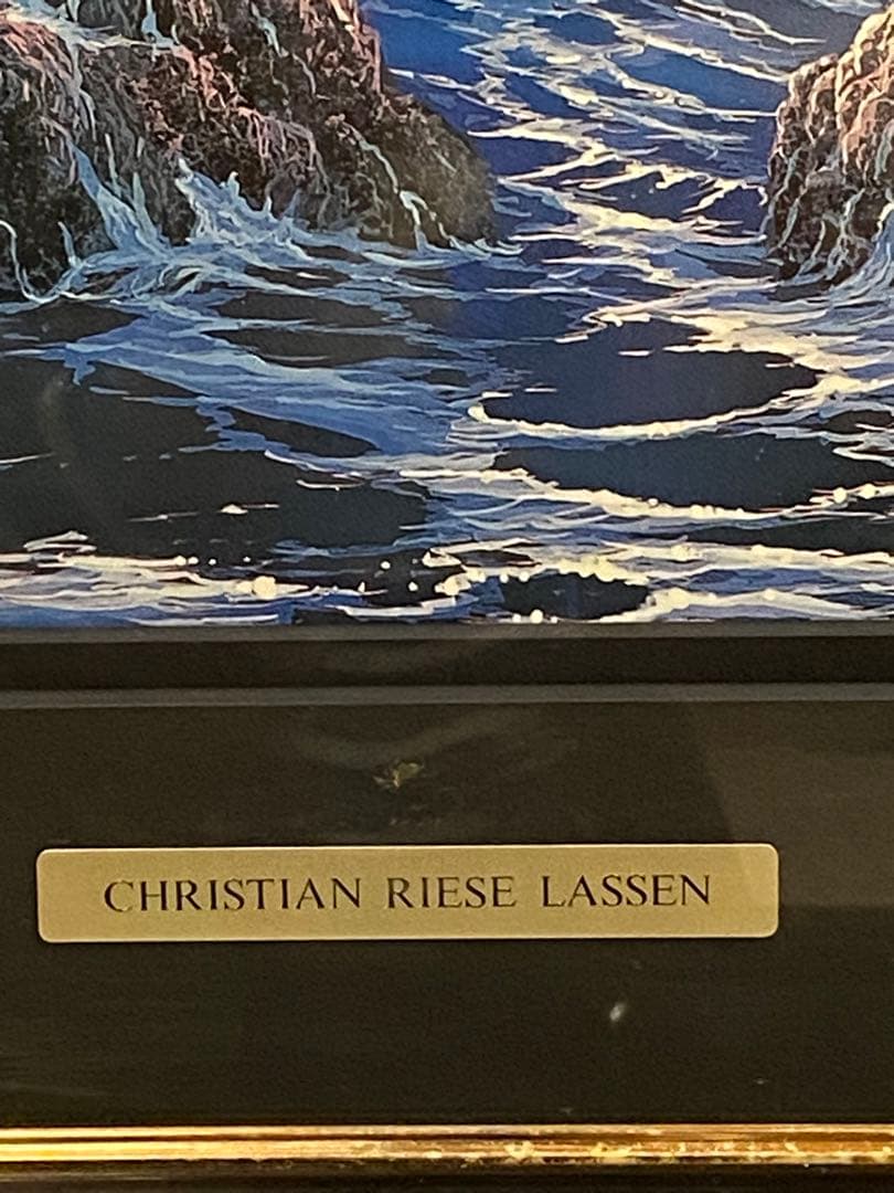 額入り♦️ラッセン絵画♦️シリアル 111♦️縁起の良いエンジェルナンバー♦️送料込