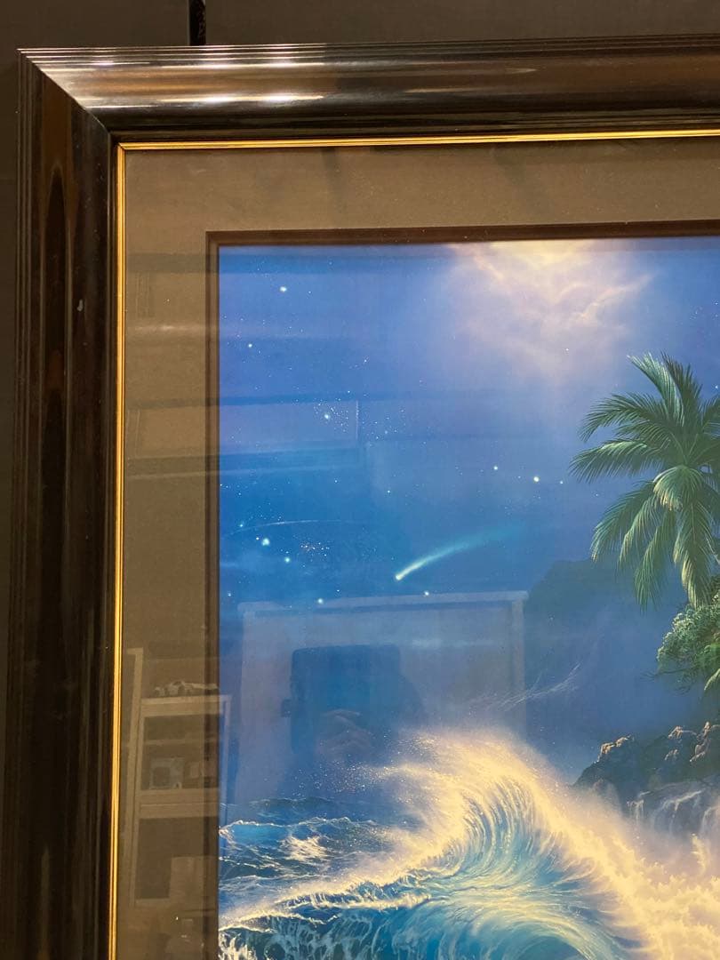 額入り♦️ラッセン絵画♦️シリアル 111♦️縁起の良いエンジェルナンバー♦️送料込