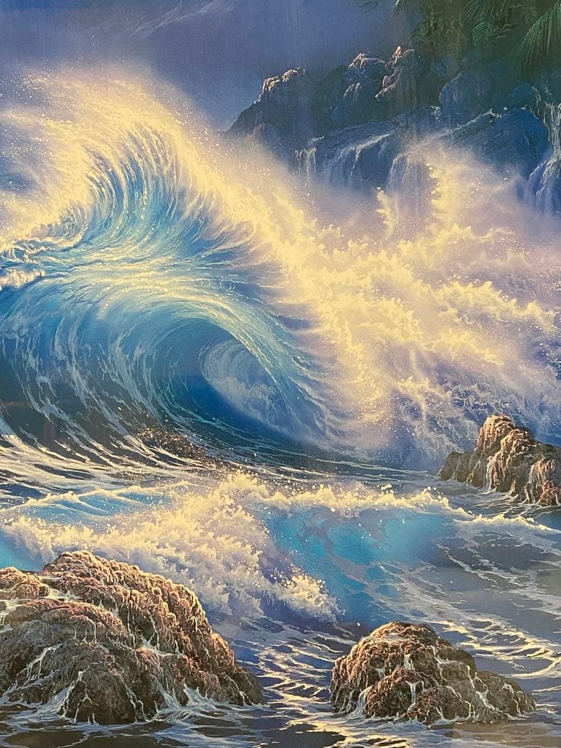 額入り♦️ラッセン絵画♦️シリアル 111♦️縁起の良いエンジェルナンバー♦️送料込