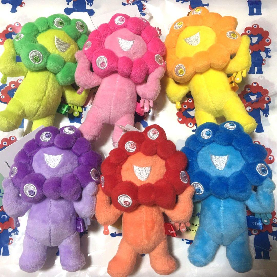 ミャクミャク 推しカラー ボールチェーンマスコット コンプ 6体セット