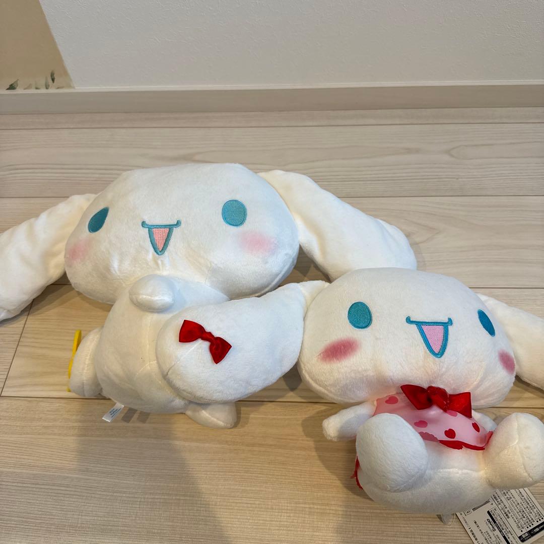 シナモロールのぬいぐるみセット　サンリオ　Sanrio