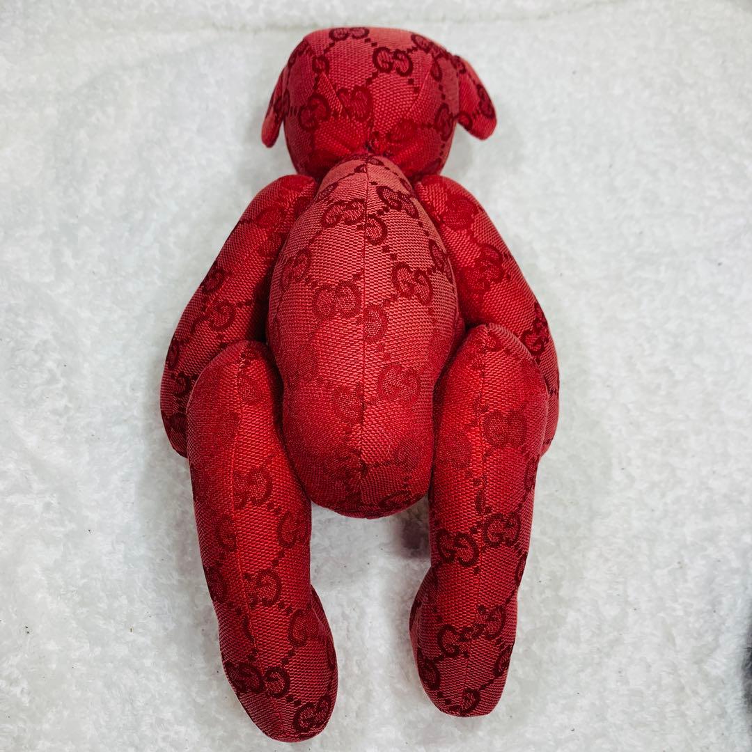 ⭐️グッチ　GUCCI　テディベア　GGブランドロゴ総柄　キャンバス