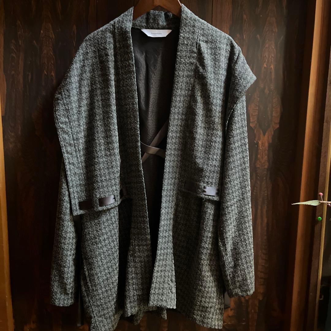 Sasquatchfabrix.パワーショルダー羽織　ジャケット　グレー