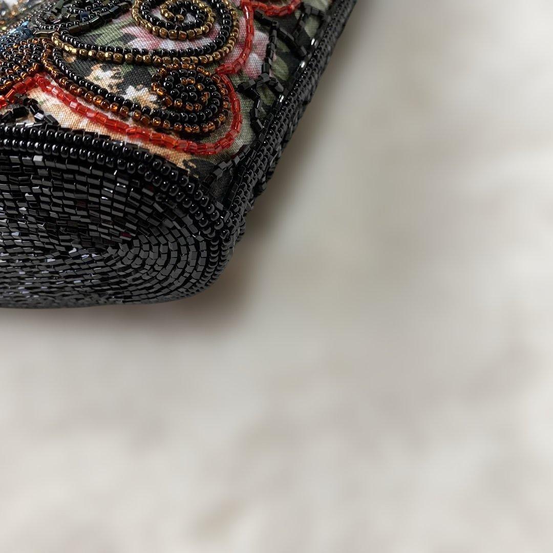 香鳥屋 ビーズバッグ パーティバッグ 和装バッグ 結婚式 ドレス