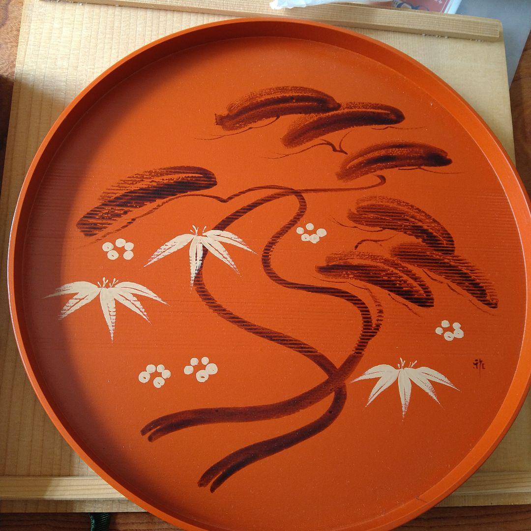 鈴木雅也 三友一閑塗り 飾り盆