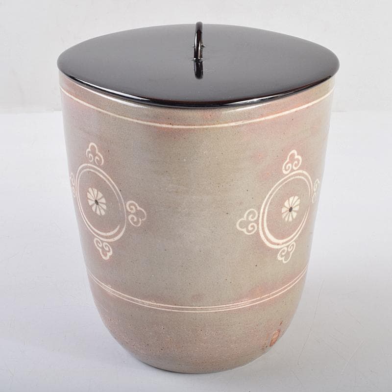 茶道具　清水日呂志作　水指　時代箱付　C　R9126B