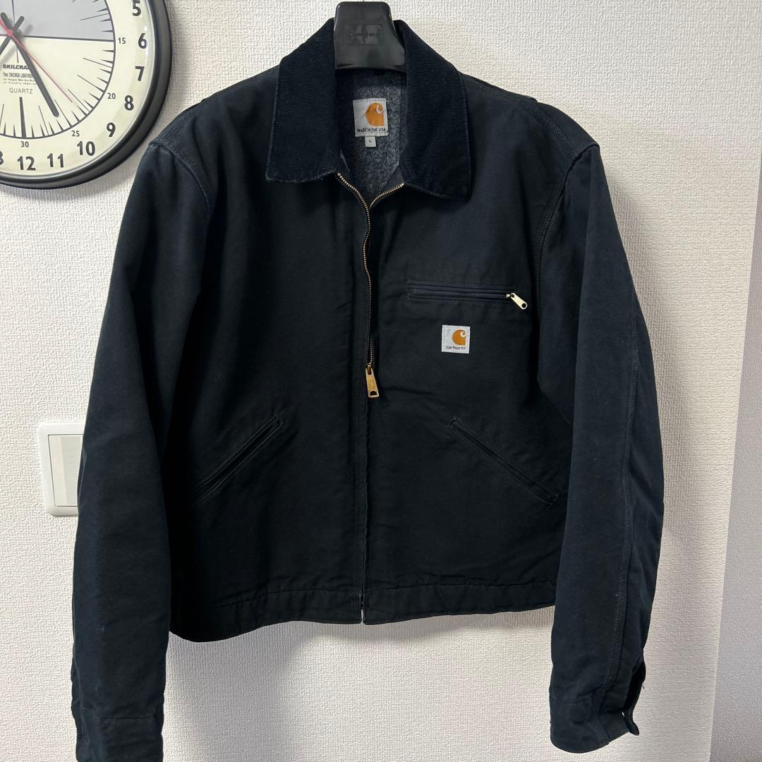 Carhartt デトロイトjacket 黒 L