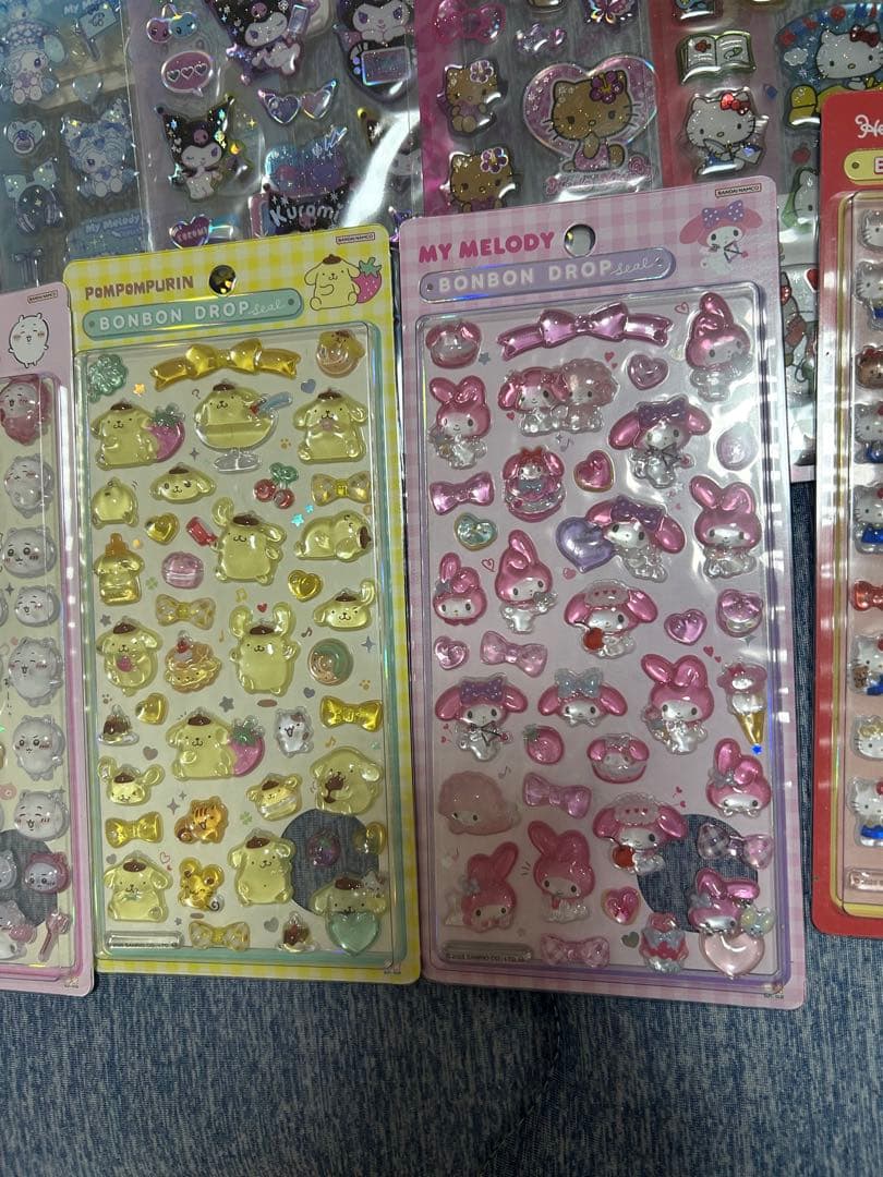 ボンボンドロップシールセット サンリオ ちいかわ 17枚 大量 引退 正規品