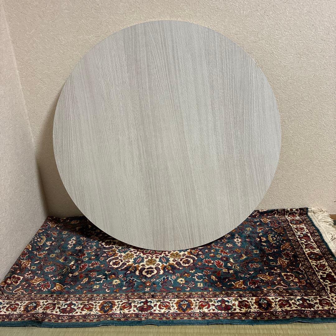 リバーシブル　折りたたみコタツ　円形