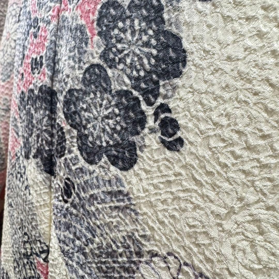 藤娘きぬたや　美品　総絞り　本絞り　熨斗　名品　白地　フルセット　振袖　振り袖
