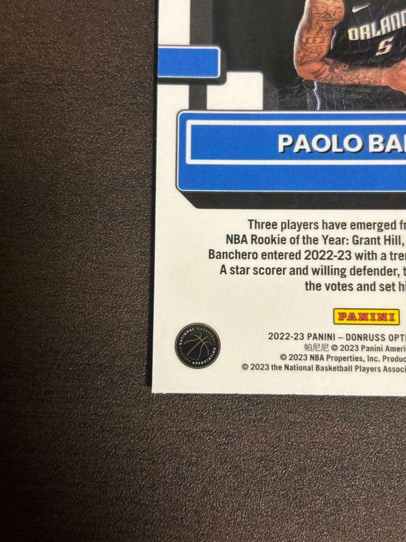 その他 NBA panini Paolo Banchero RC Optic prizm