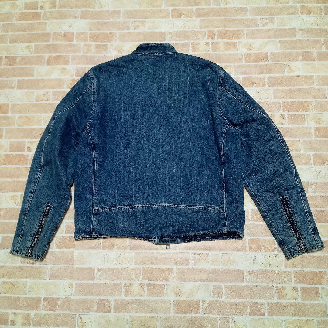 SCHOTT ショット　デニム　ライダースジャケット 古着 ダメージ加工