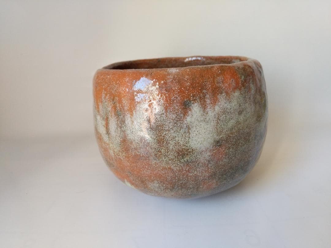 赤茶碗 具栄 作 妙見山 黒川 澤田博之 焼成 赤楽茶碗 茶道具 茶碗 新品