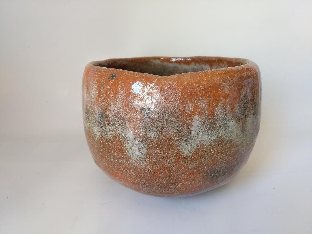 赤茶碗 具栄 作 妙見山 黒川 澤田博之 焼成 赤楽茶碗 茶道具 茶碗 新品
