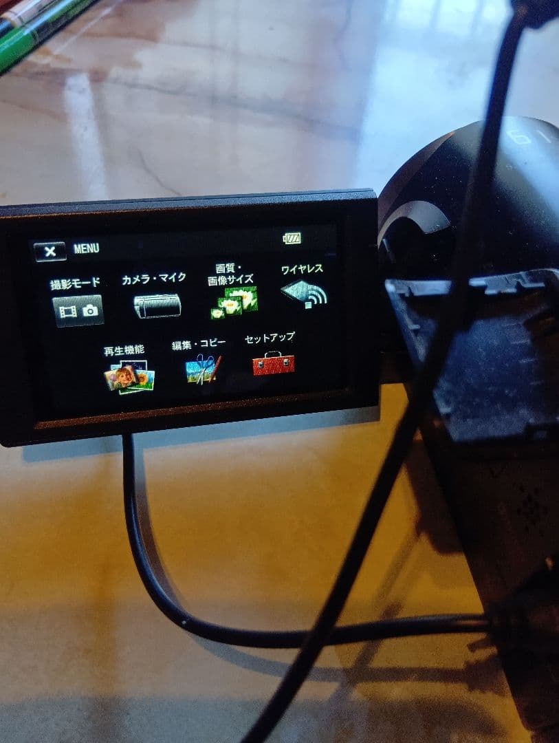 ジャンク　SONY HDR-CX670 ビデオカメラ 本体　外部マイク付き