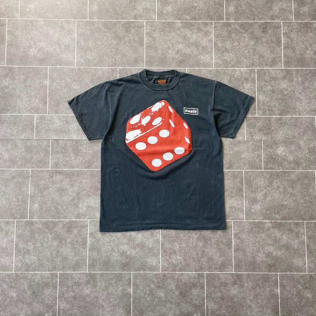 oasis オアシス DICE S/S Tシャツ フェード ブラック L