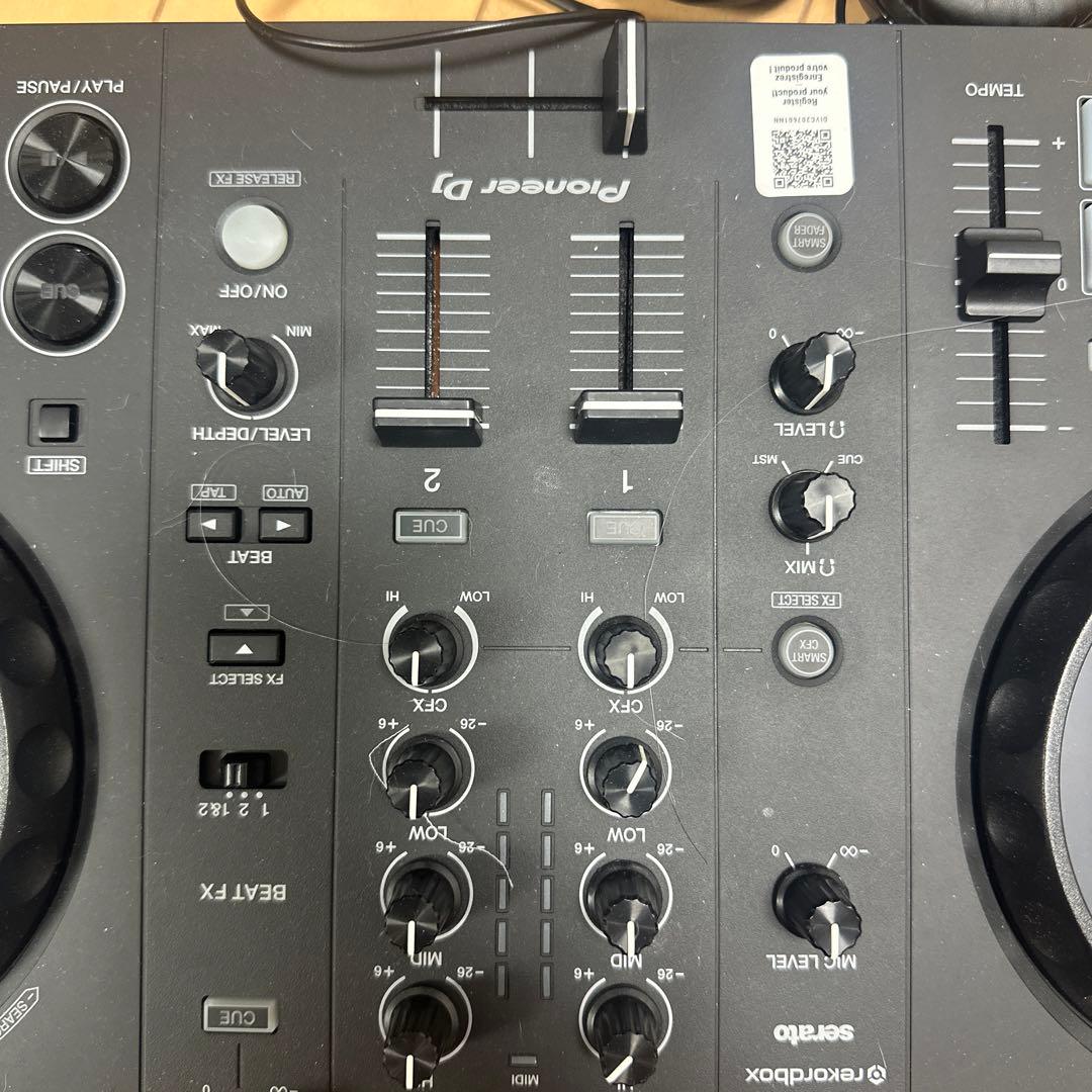 DJコントローラー ヘッドフォン付きflx-4