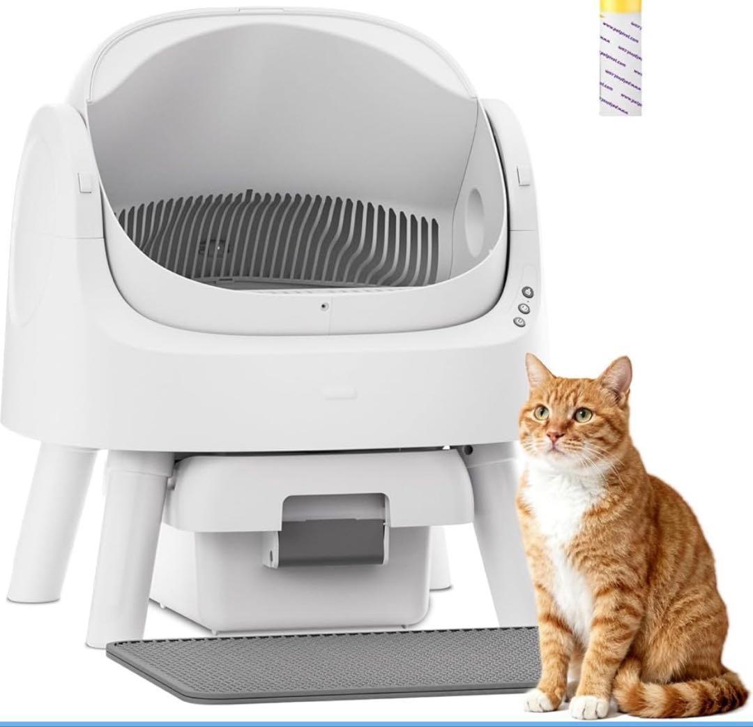 PetPivot 自動猫トイレ｜オープントップ設計多頭飼い大型猫対応