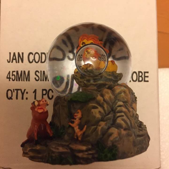 ディズニーライオンキング    スノードーム     未使用