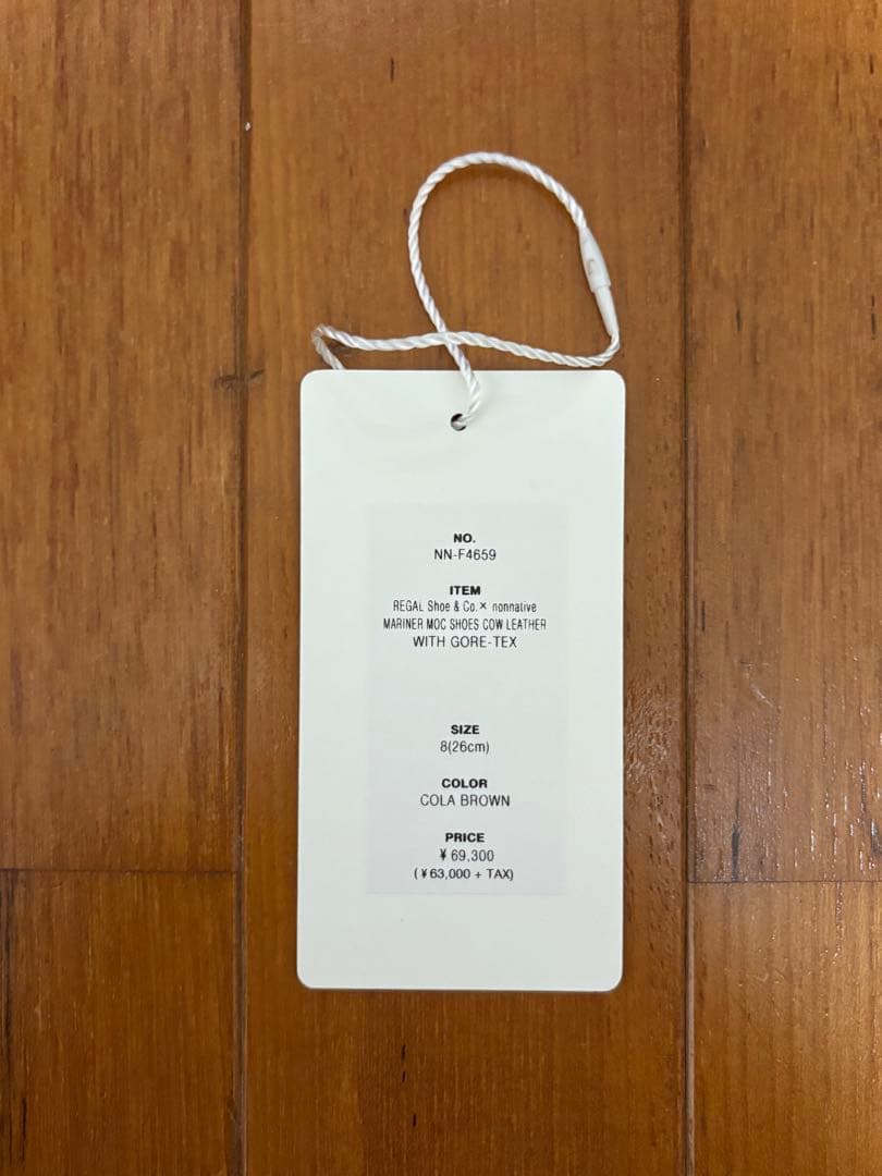 靴 Nonnative regal MARINER MOC SHOES