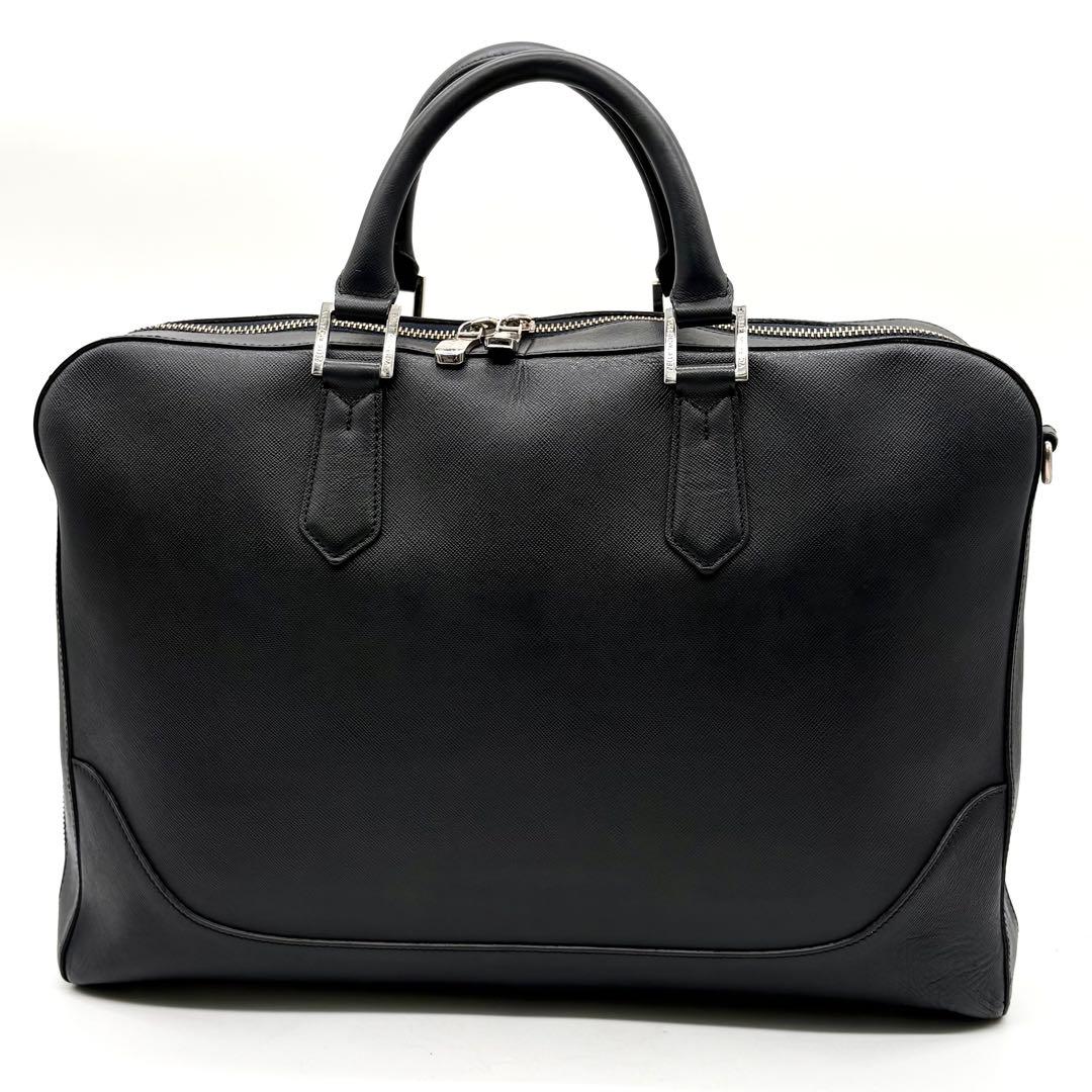 ペッレモルビダ キャピターノ 2way ビジネスバッグ レザー ネイビー 保存袋