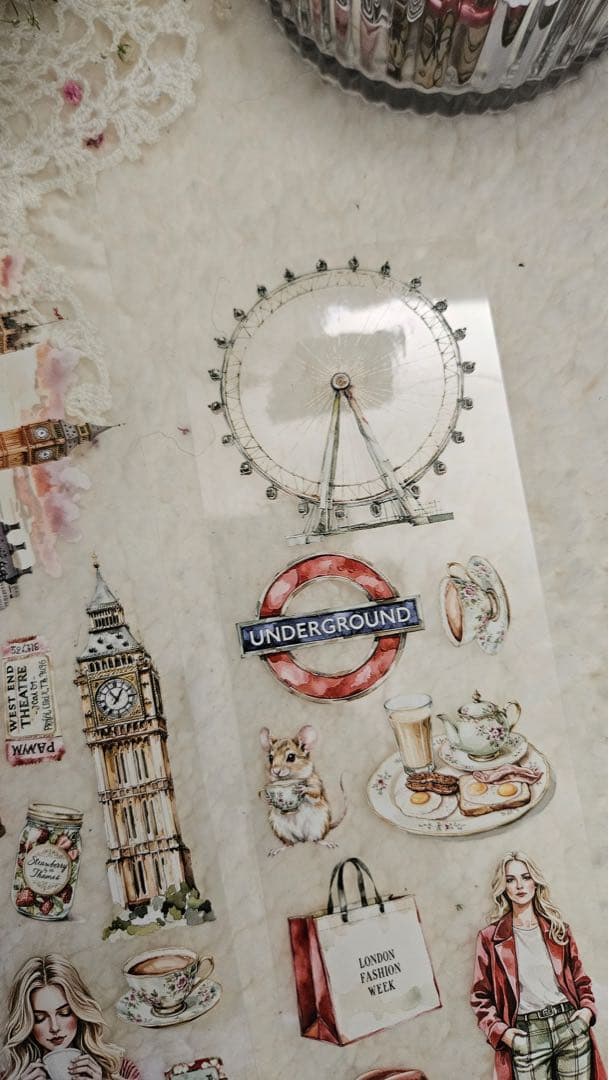 Lana's Scrap Shop 海外マスキングテープ　マステ 【2473】