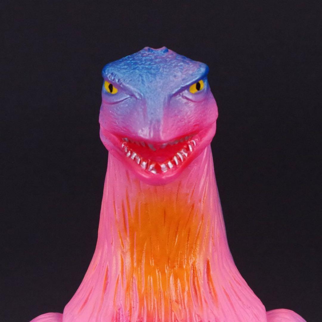ブルマァクゴジラ プラモ版(ピンク)ソフビ怪獣マルサンGodzilla絶版カラー