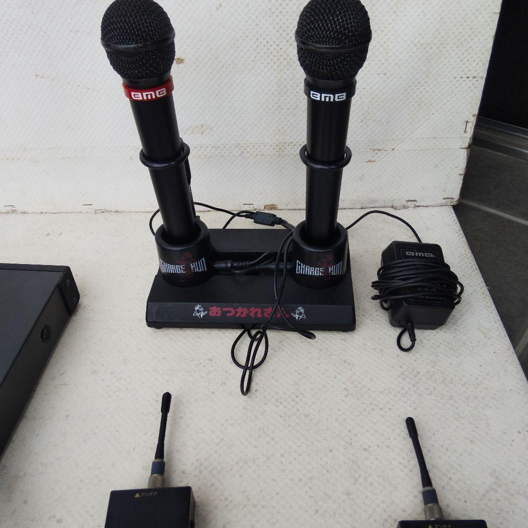 レシーバー　WT8000 　マイクBMBワイヤレスマイクWM-800　2本