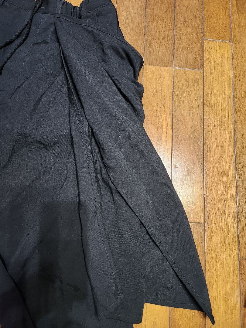 YOJIYAMAMOTO B　黒 サルエルパンツ 　サイズ1　ハーフパンツ