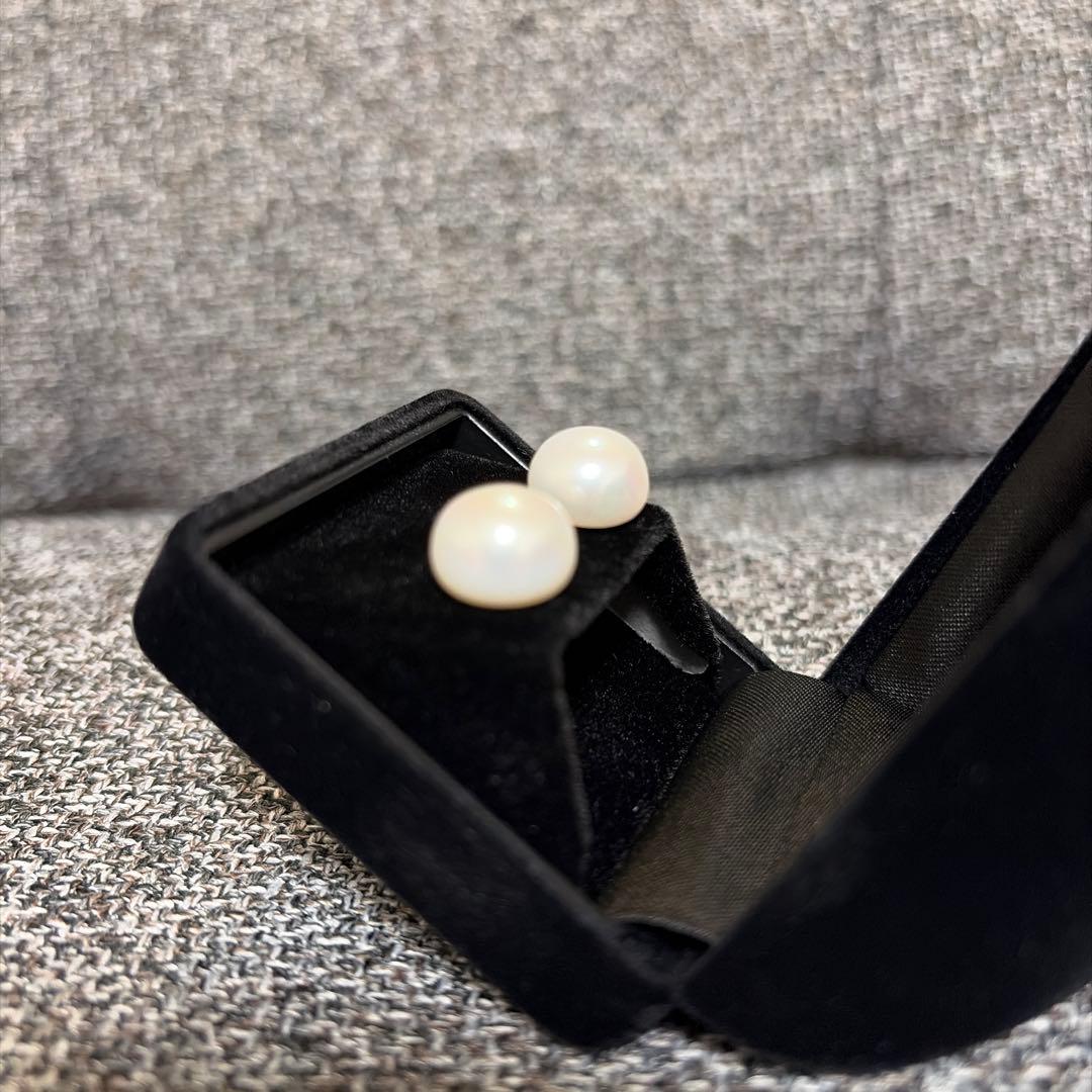 【新品未使用】CADEAUX カドー バロックパール ピアス K18 淡水パール