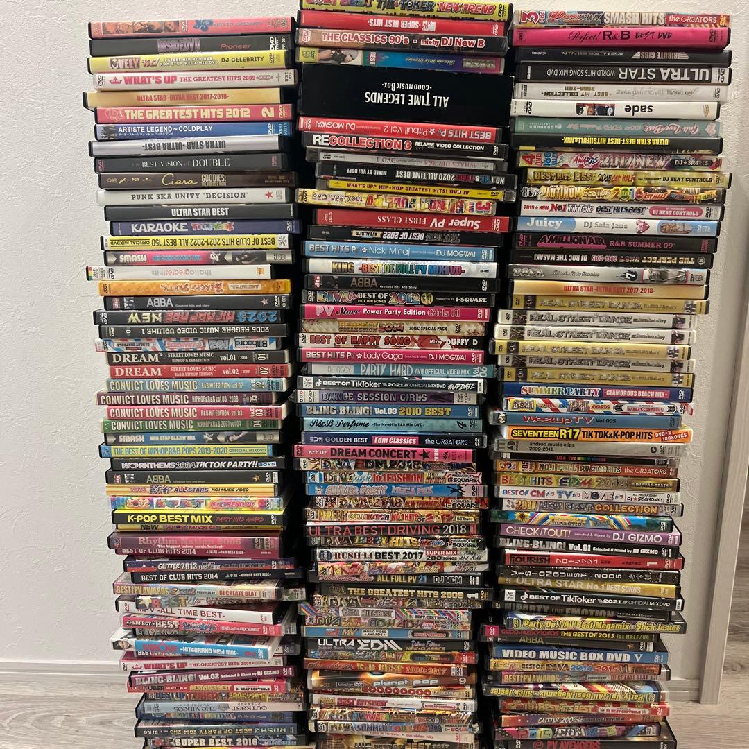 洋楽　best hits ベスト　ヒット　DVD 約160枚　大量　まとめ