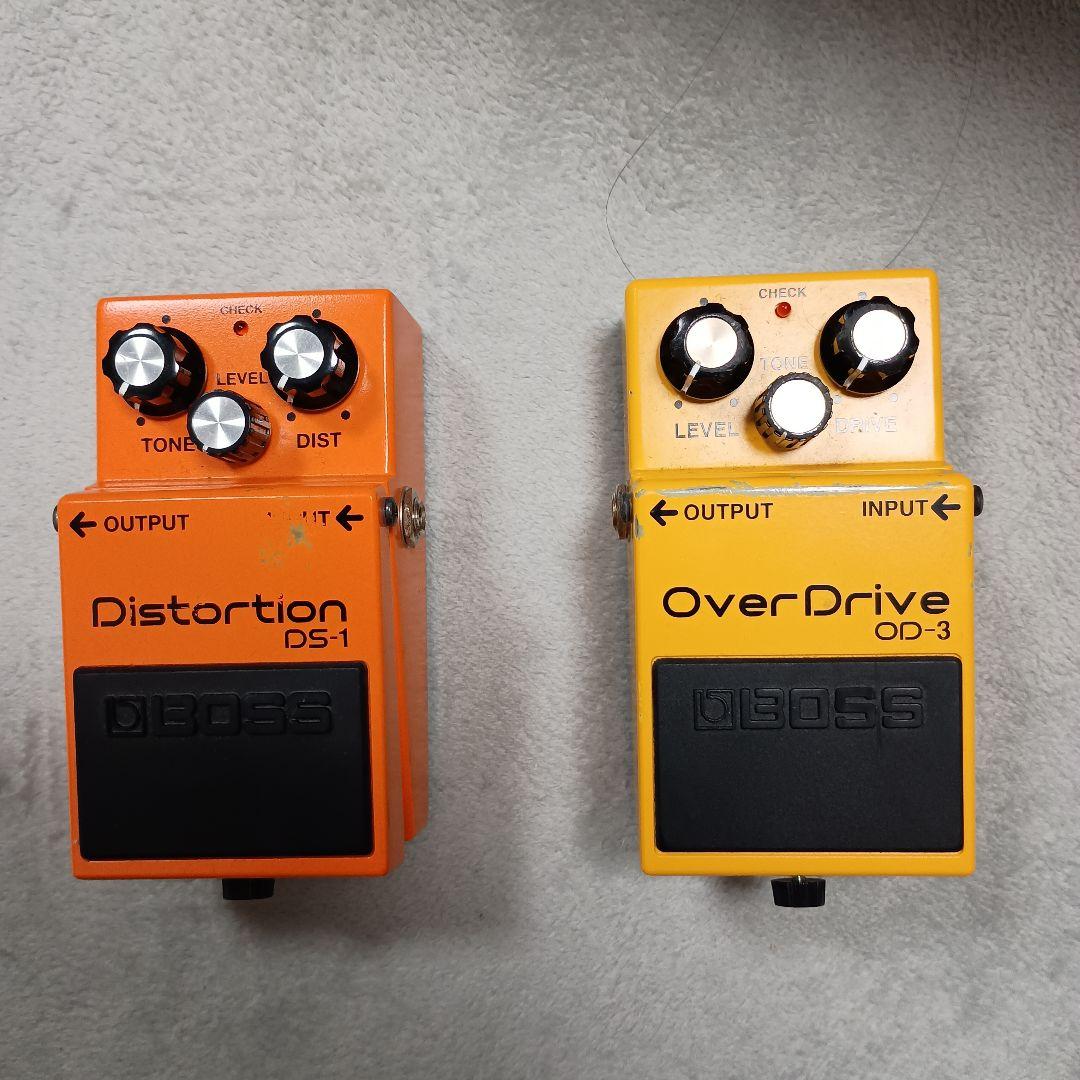ギター BOSS DS-1 & OD-3