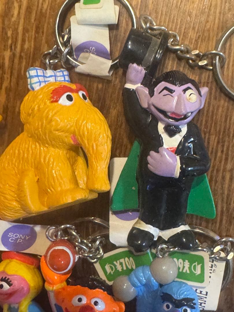セサミストリート キーホルダー フィギュア 11個セット ヴィンテージ