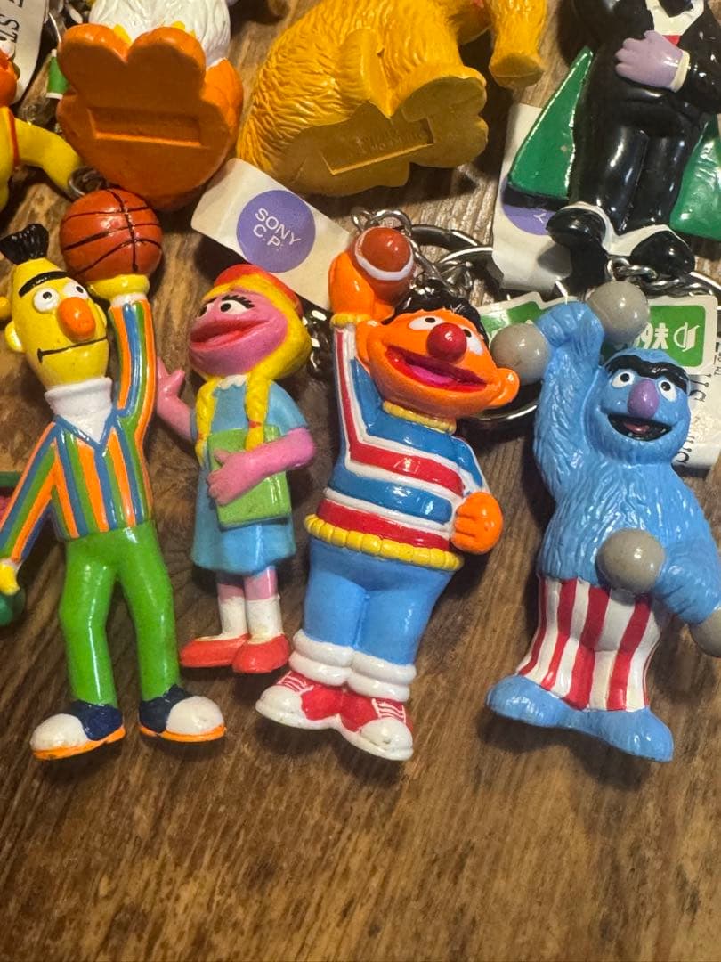 セサミストリート キーホルダー フィギュア 11個セット ヴィンテージ